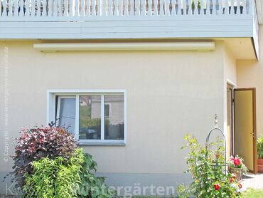 Vollkassettenmarkise: Terrassen- und Balkonmarkise von Kwozalla - geschlossen