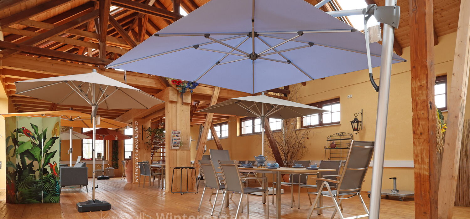 Aktuelle Informationen - Kwozalla Wintergärten - Sonnenschirm-Aktionstag
