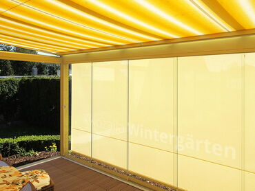 Sonnenschutz mit Markisen - Beschattung Glashaus  innen und außen