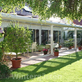 Beispiel: Wintergarten mit Schiebeelementen - Dresden und Umgebung von Kwozalla Wintergärten in Dorfhain/Sachsen