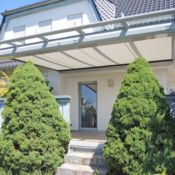 Terrassenüberdachung aus Alu - Aluminium und Glas von Kwozalla für Dresden, Leipzig, Chemnitz