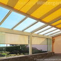 Beschattungsarten für gläserne Terrassenüberdachungen