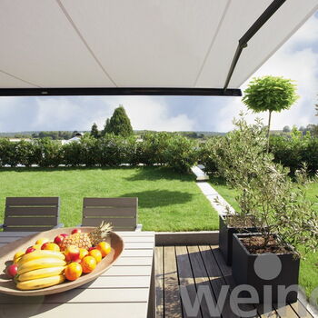 Terrassenmarkise, Balkonmarkise offen