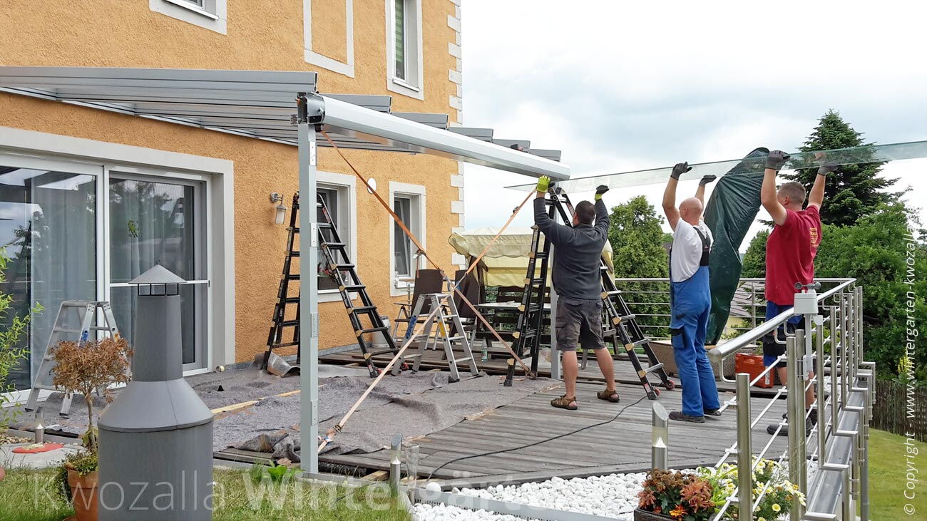 Wintergartenbau hochwertige Bauausführung - Kwozalla Wintergärten